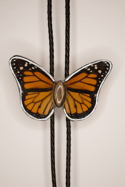 Monarch with Labradorite Bolo Tie