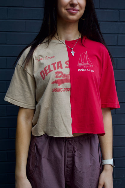 Dodge Ball Crop Tee 001| L