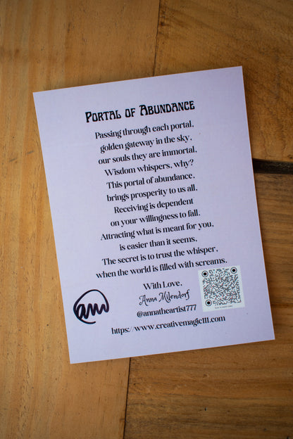 Portal of Abundance Post Card (5.5 X 4.25 in)