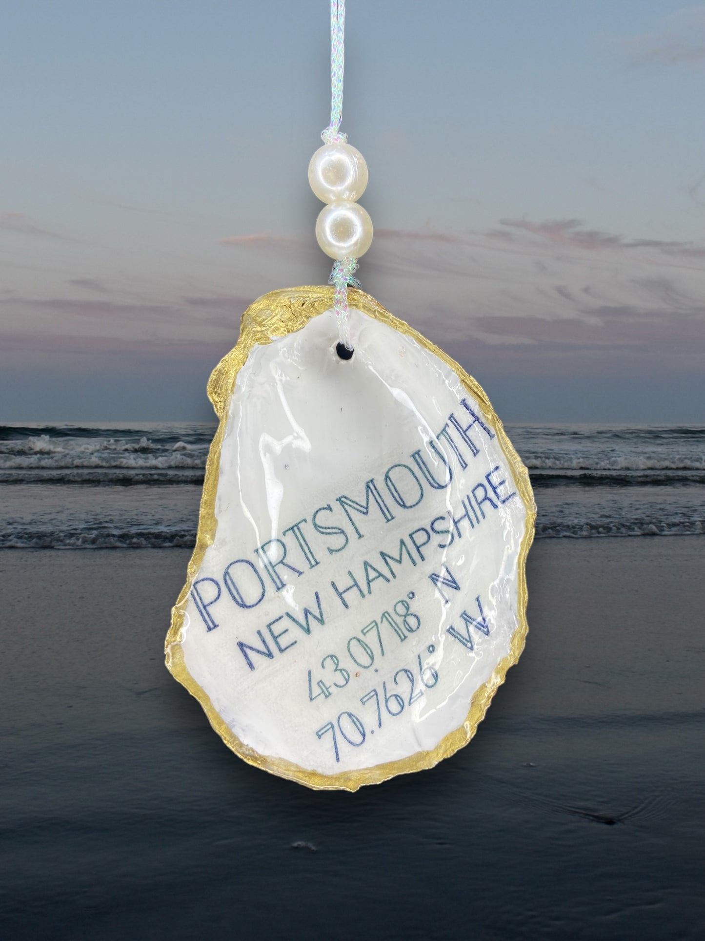 Portsmouth Gold Oyster Ornament