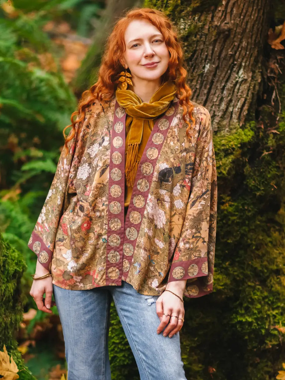 Dream Weaver Pixie Duster Cropped Kimono
