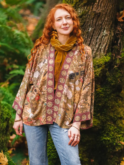Dream Weaver Pixie Duster Cropped Kimono