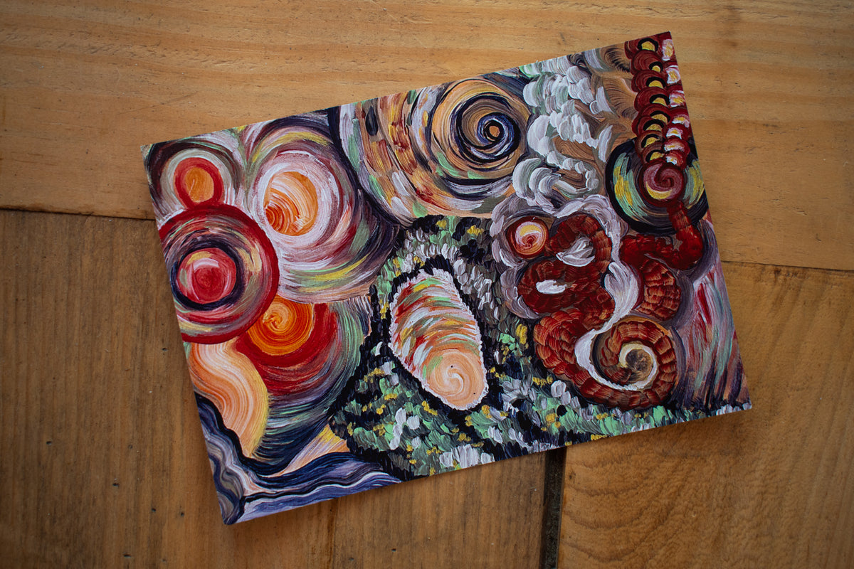 Divine Visions Post Card (5 X 7 in)