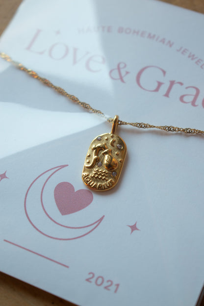Love & Grace Zodiac Necklace