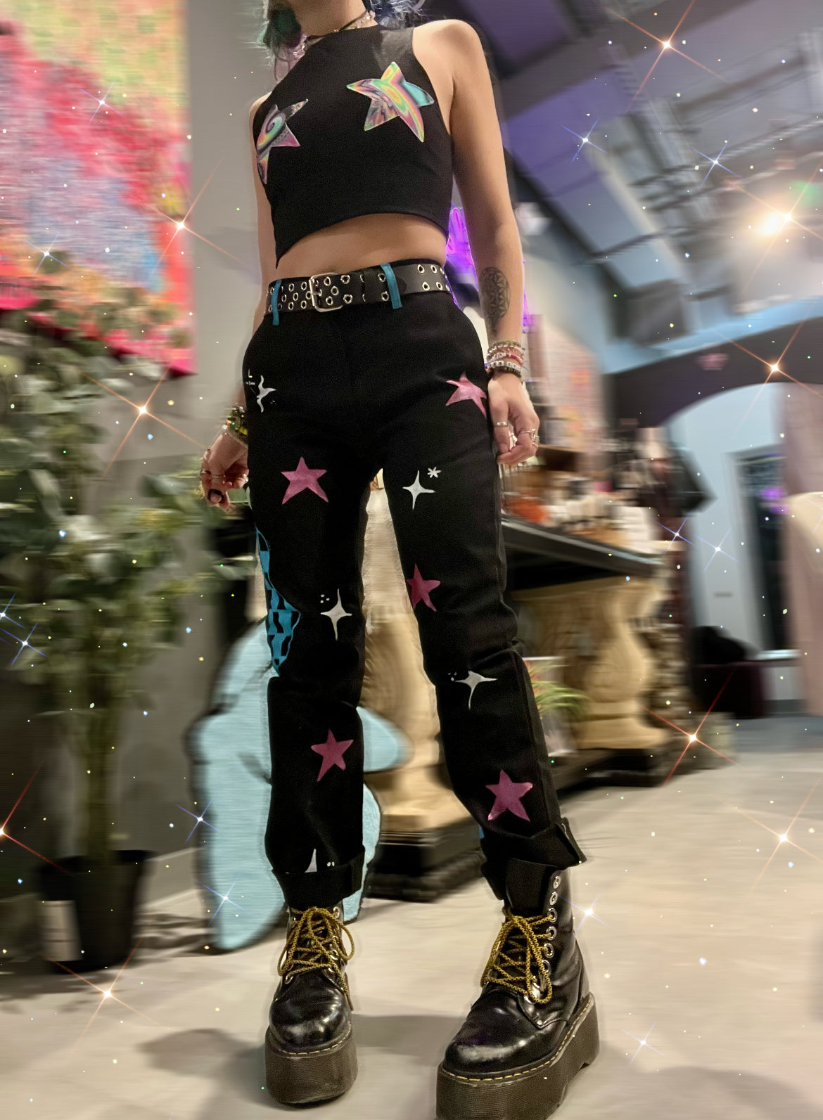 Star Baby Painted Pants