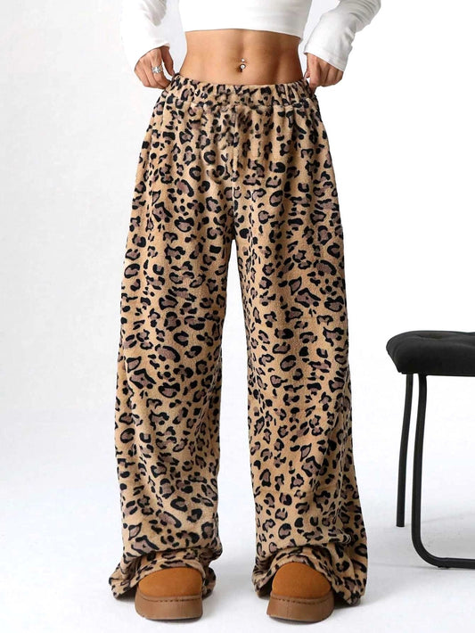 Leopard Print Cozy Pants