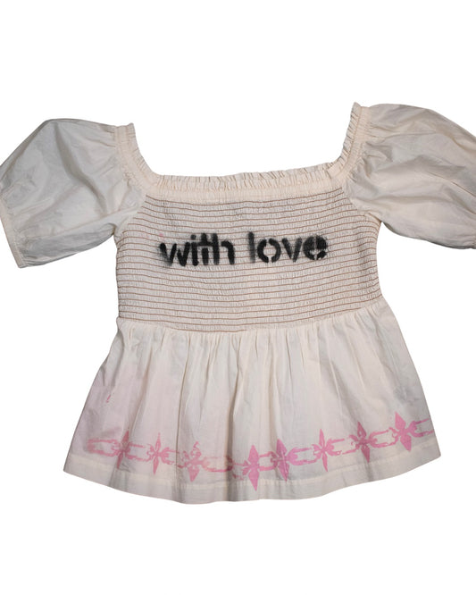 Digital Toni With Love Blouse 002 | Large
