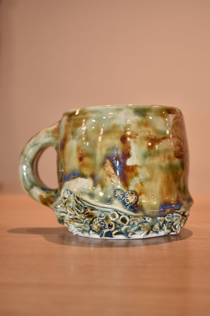 Earth Tone Coral Mug