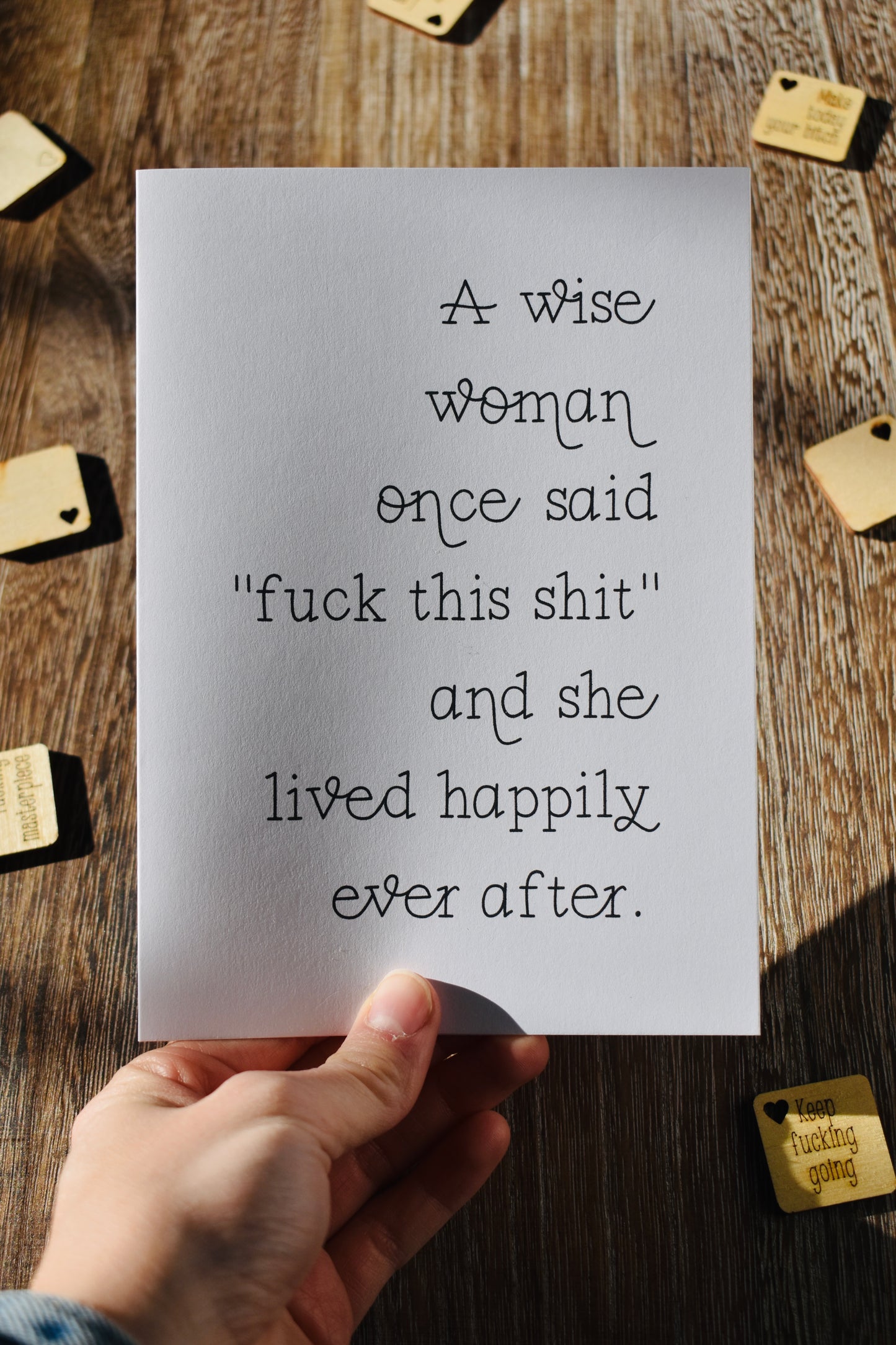 A Wise Woman Card