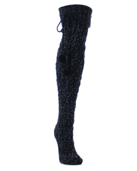 Chunky Knit Knee High Socks
