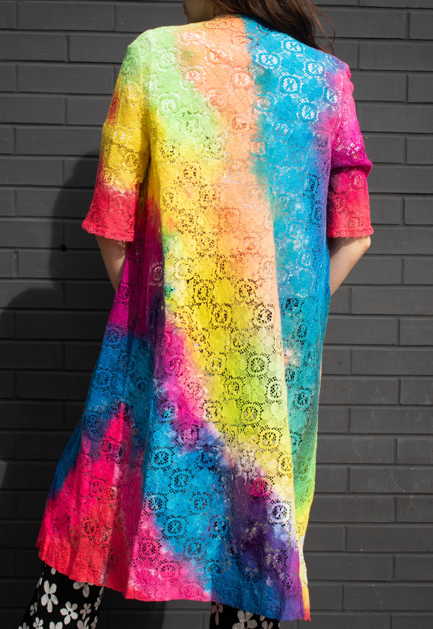 Moon Rabbit Rainbow Shawl - Small
