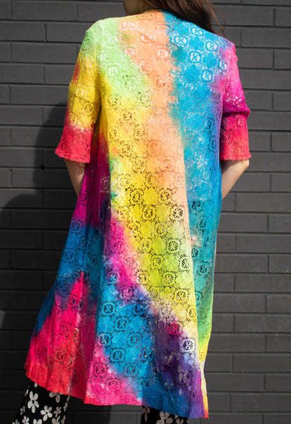 Moon Rabbit Rainbow Shawl - Small