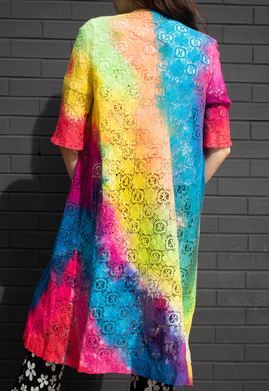 Moon Rabbit Rainbow Shawl - Small