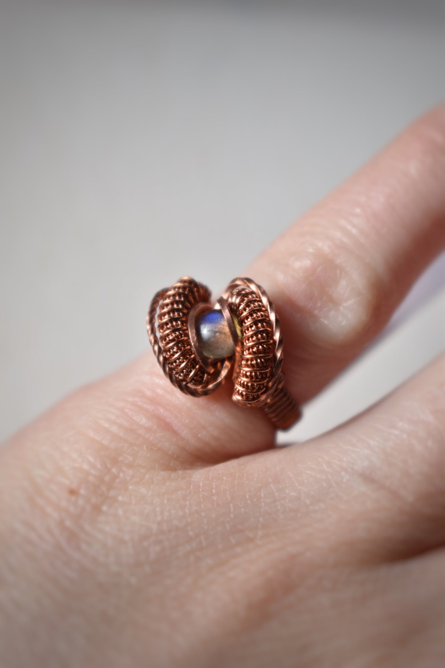 Coiled Labradorite Ring (3)