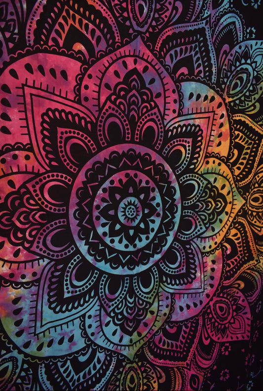 Lotus Mandala Tapestry