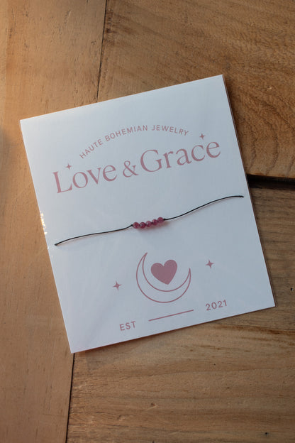 Love & Grace Crystal Necklace