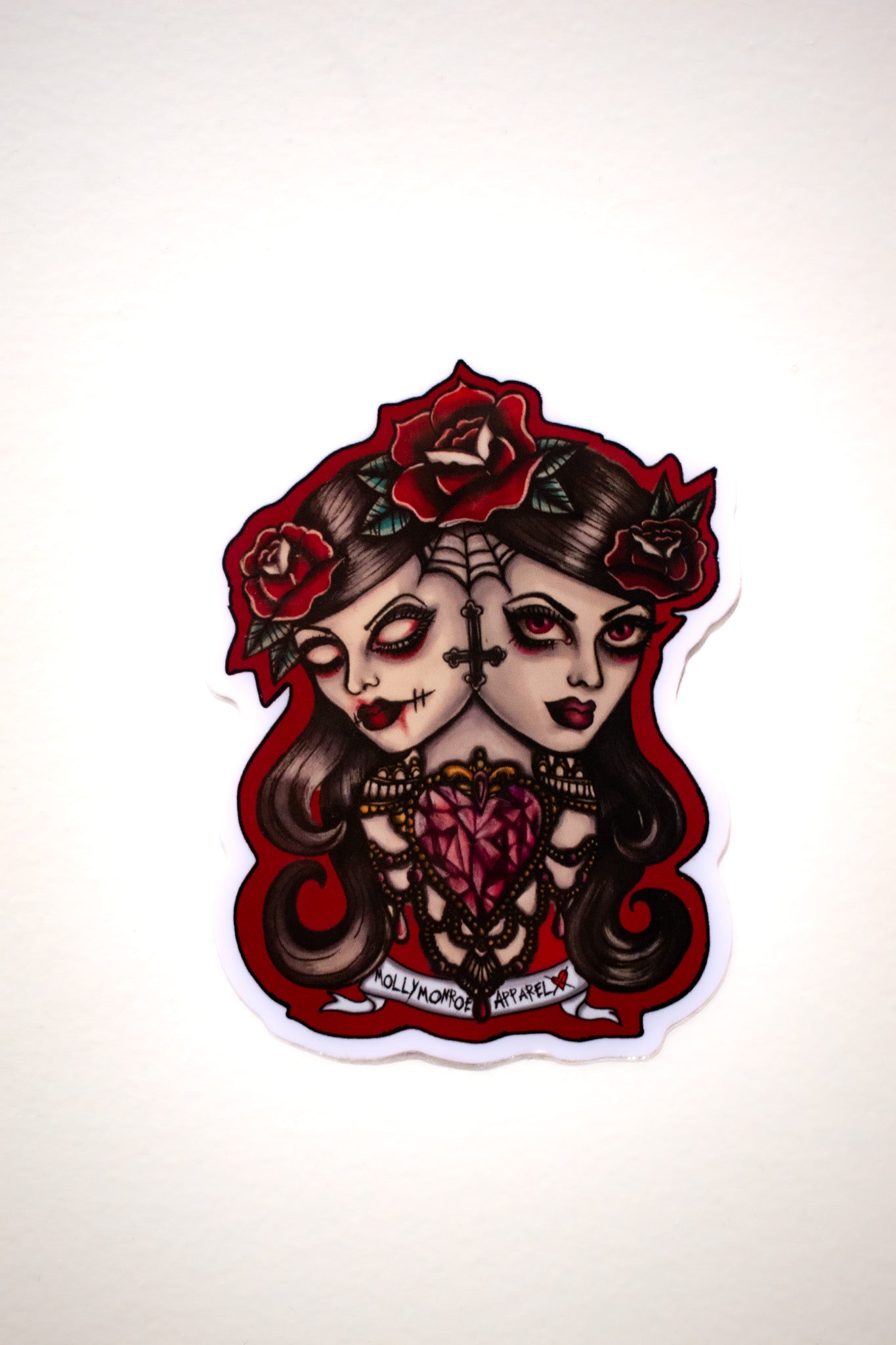Two Face Sticker