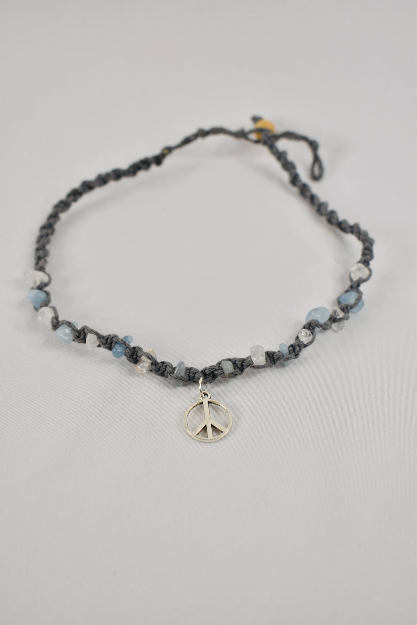 Blue Peace Choker Necklace