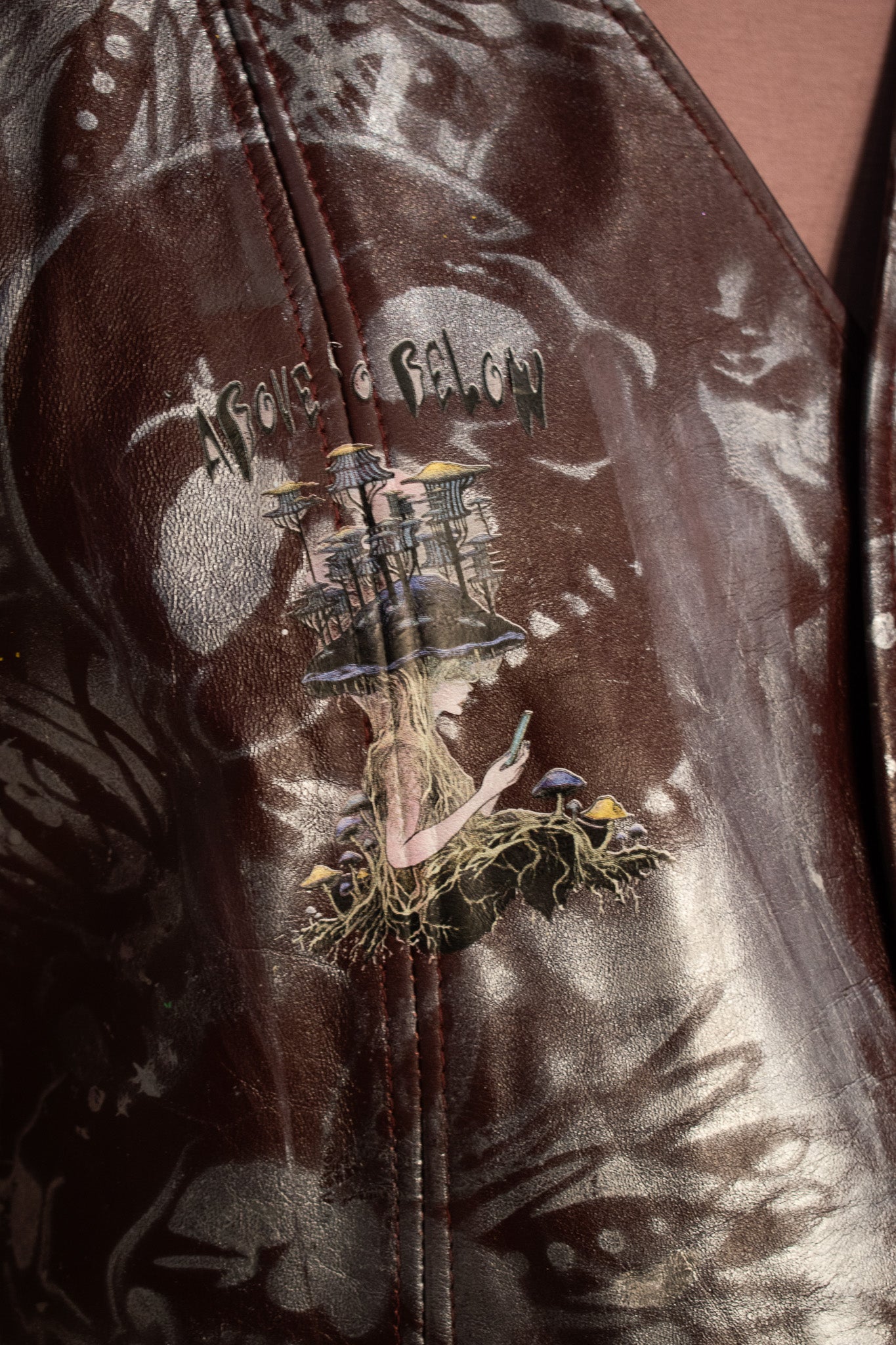 Uncle Sends Leather Vest 002 | Large