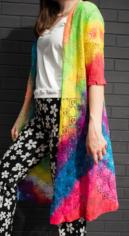 Moon Rabbit Rainbow Shawl - Small