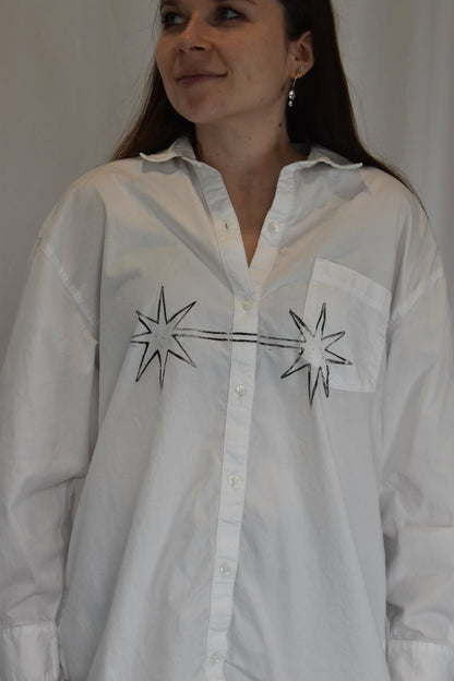 Star Power Button Down