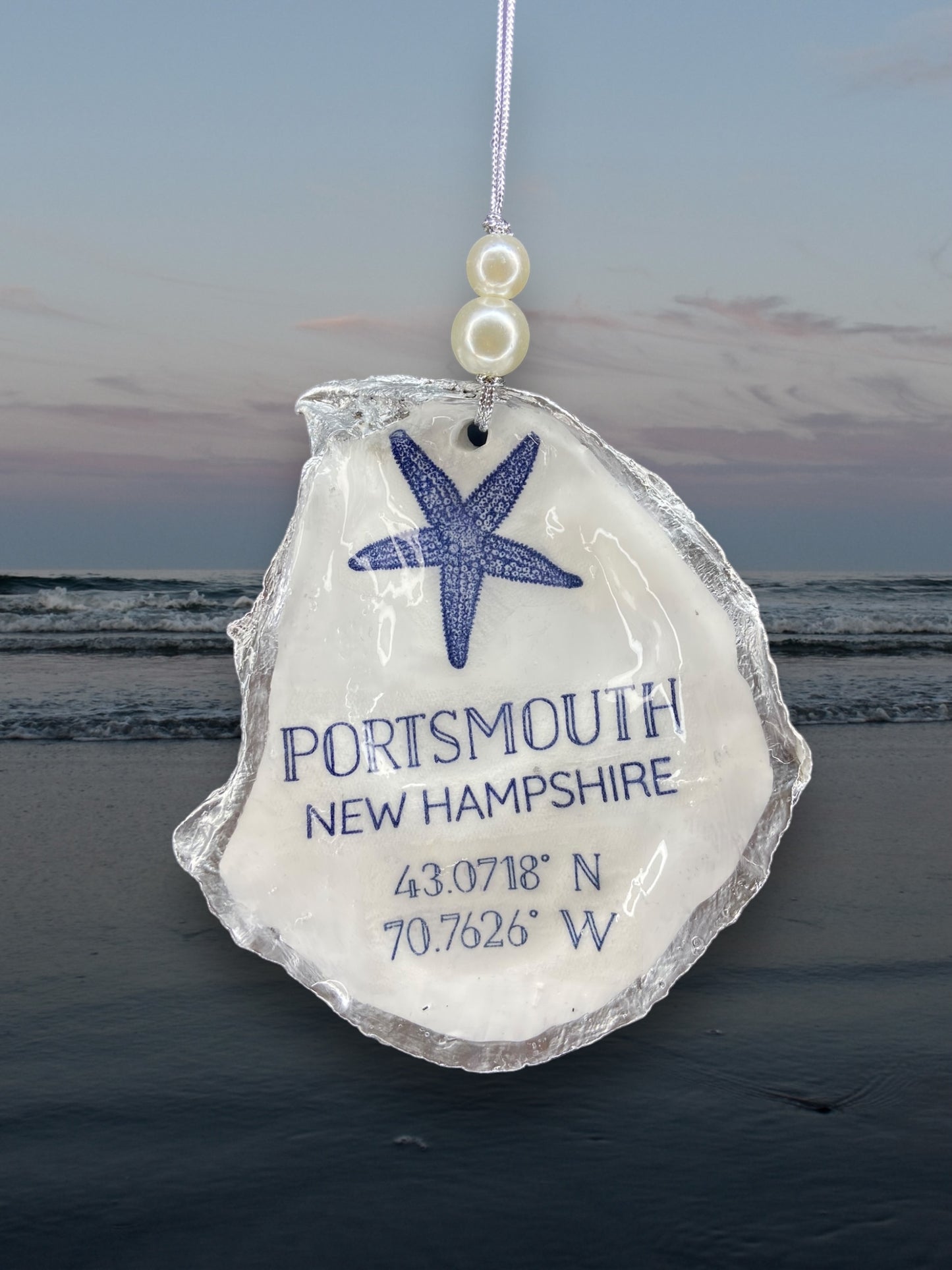 Portsmouth Starfish Oyster Ornament