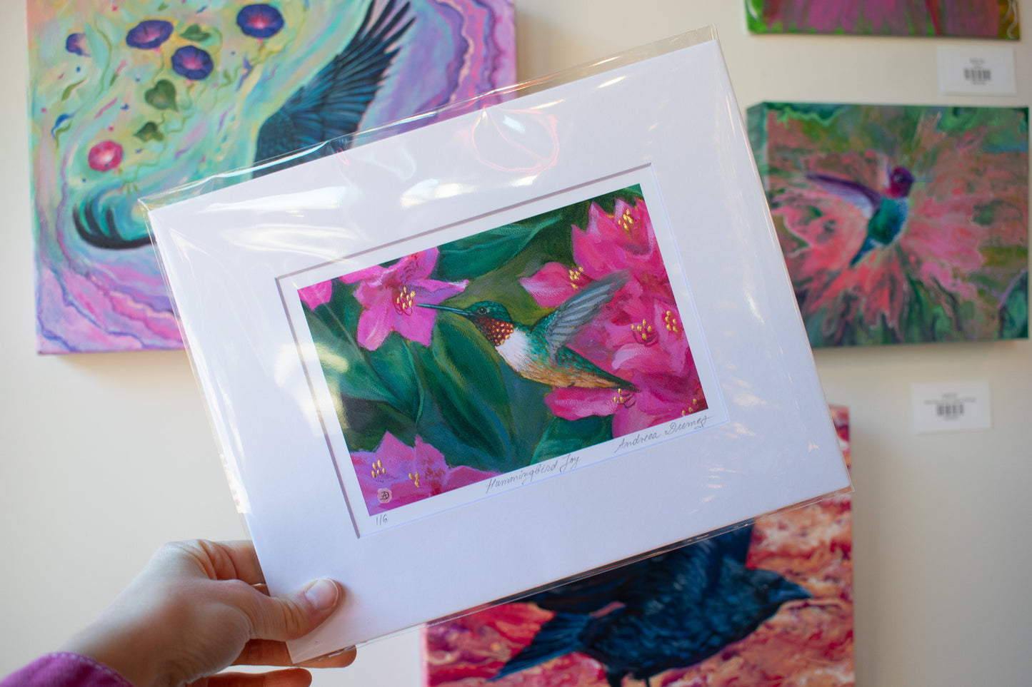 Hummingbird Joy 8x10 Print