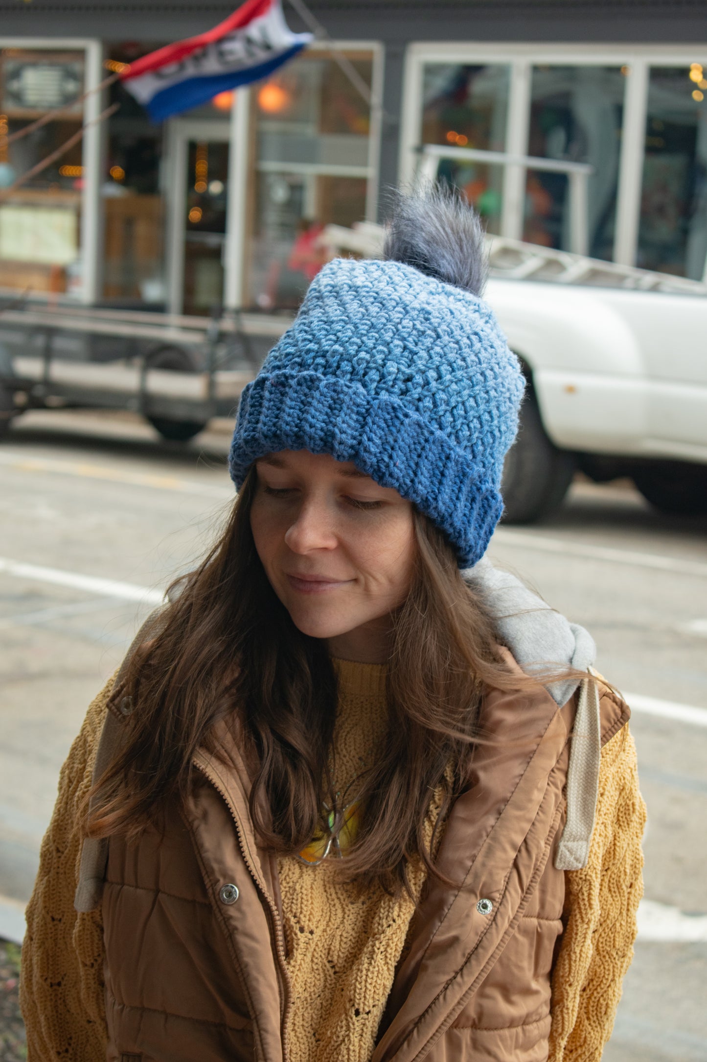 Jane’s Handmade Pom Pom Beanie