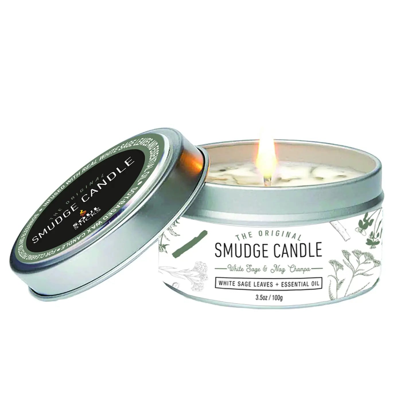 Nag Champa Sage Smudge Candle
