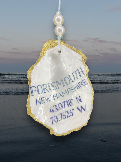 Portsmouth Gold Oyster Ornament