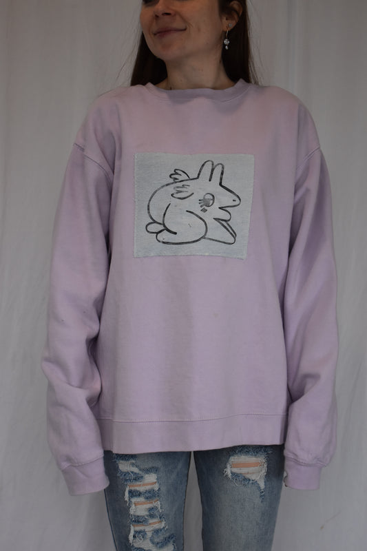 Purple Horse Crewneck | M