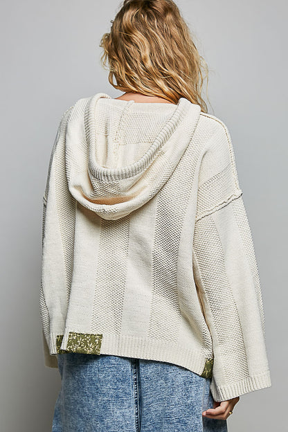 Flora Pearl Hooded Sweater