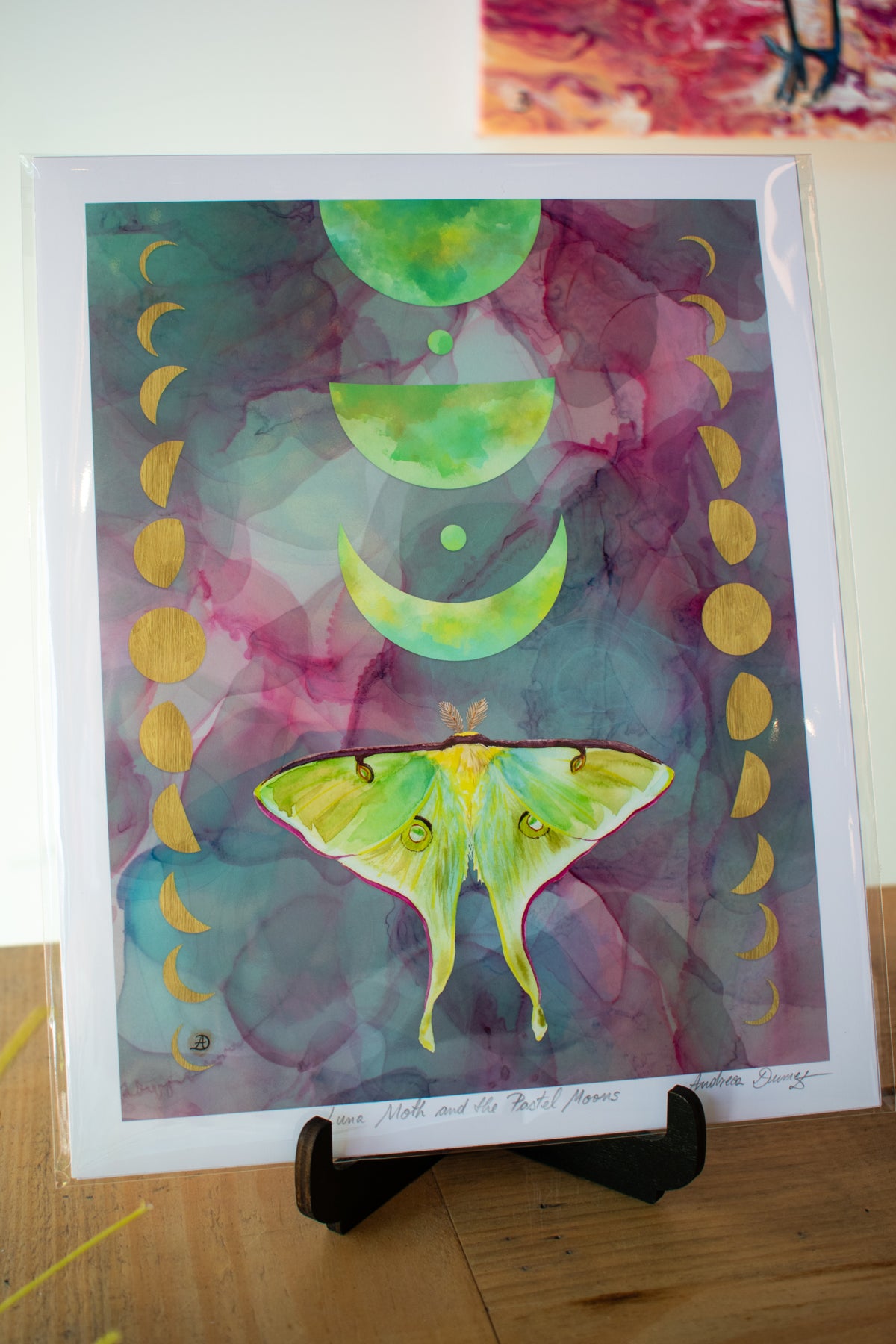 Moth Art Print 8x10 Unframed 003