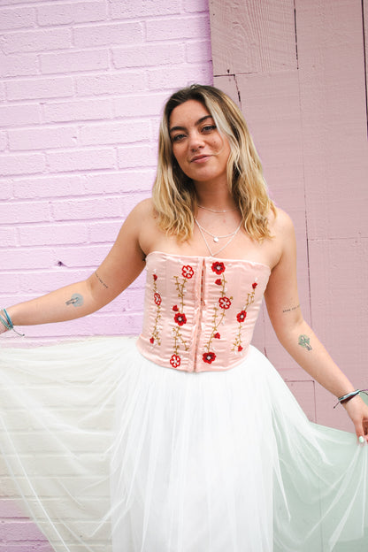 Strawberry Shortcake Corset Top