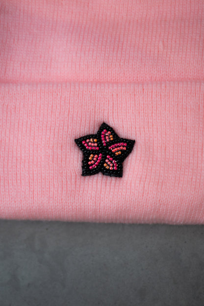 Pink Star Beanie