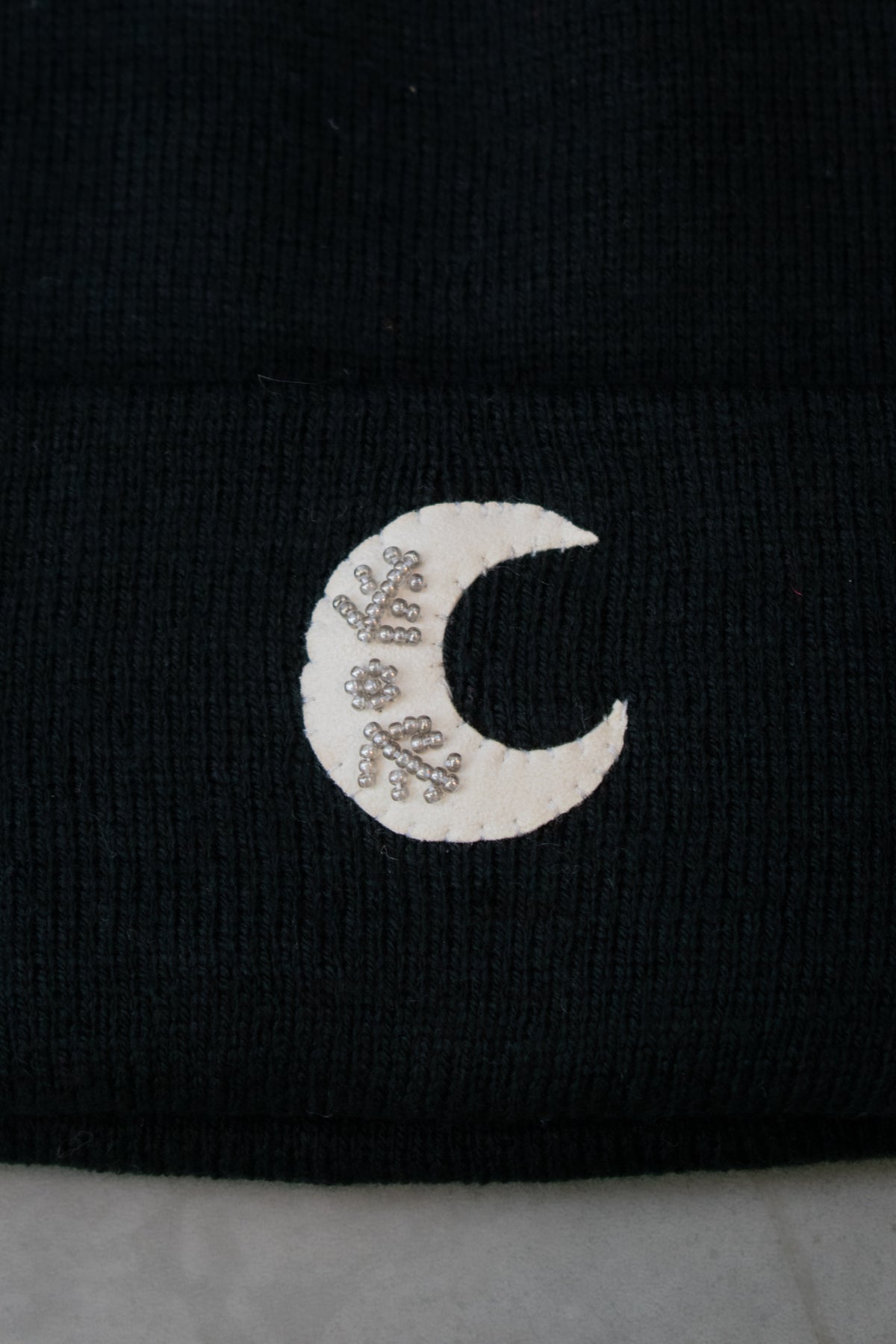 Silver Moon Beanie