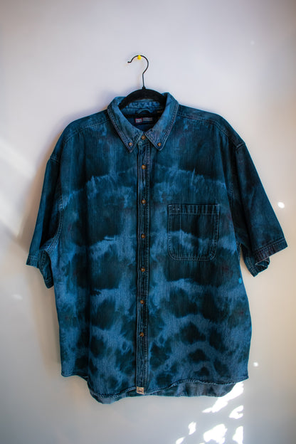 Inner Peas Short Sleeve Button Up 001 | XL