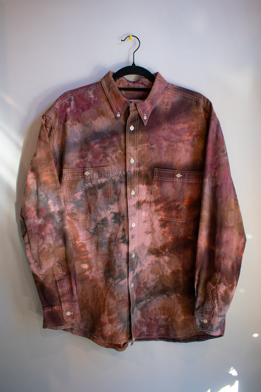 Inner Peas Long Sleeve Button Up 005 | Large