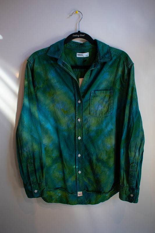 Inner Peas Long Sleeve Button Up 006 | Small