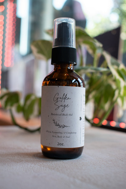 Golden Sage Botanical Body Oil