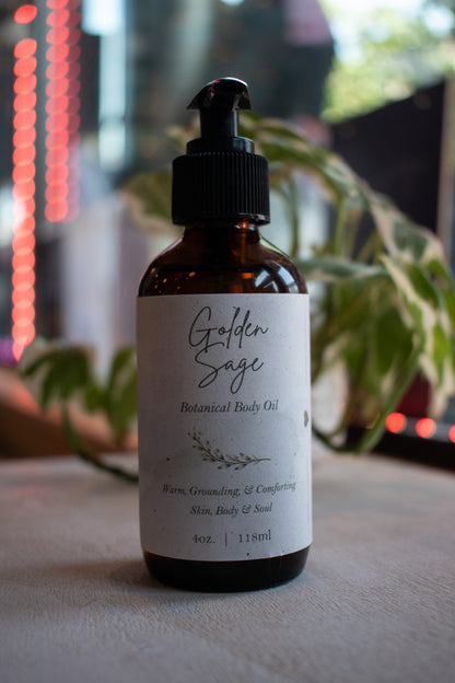 Golden Sage Botanical Body Oil