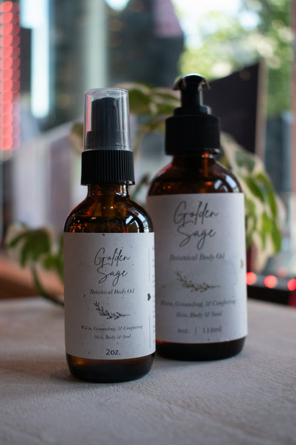 Golden Sage Botanical Body Oil