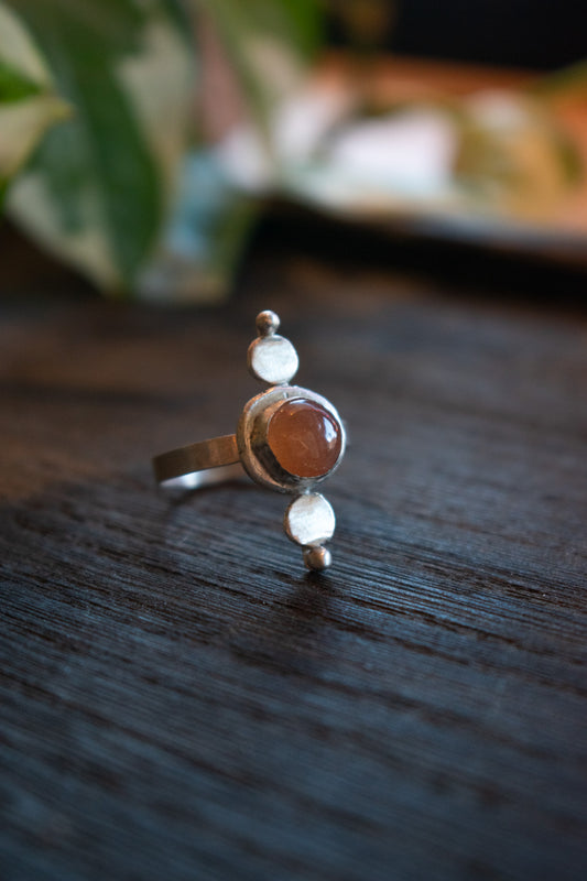 Blushing Moon Ring | Size 9
