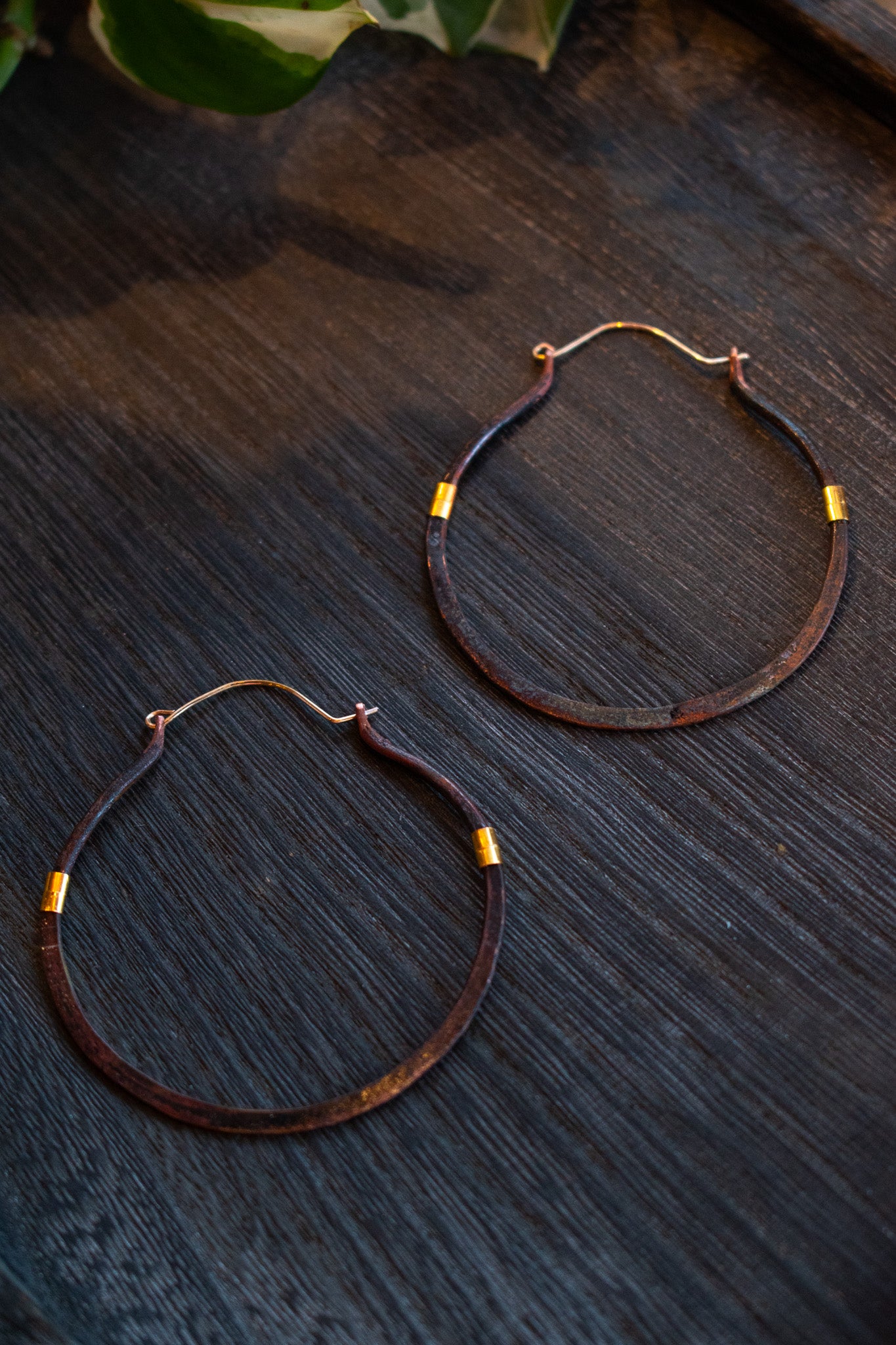 Burnt Halo Hoops