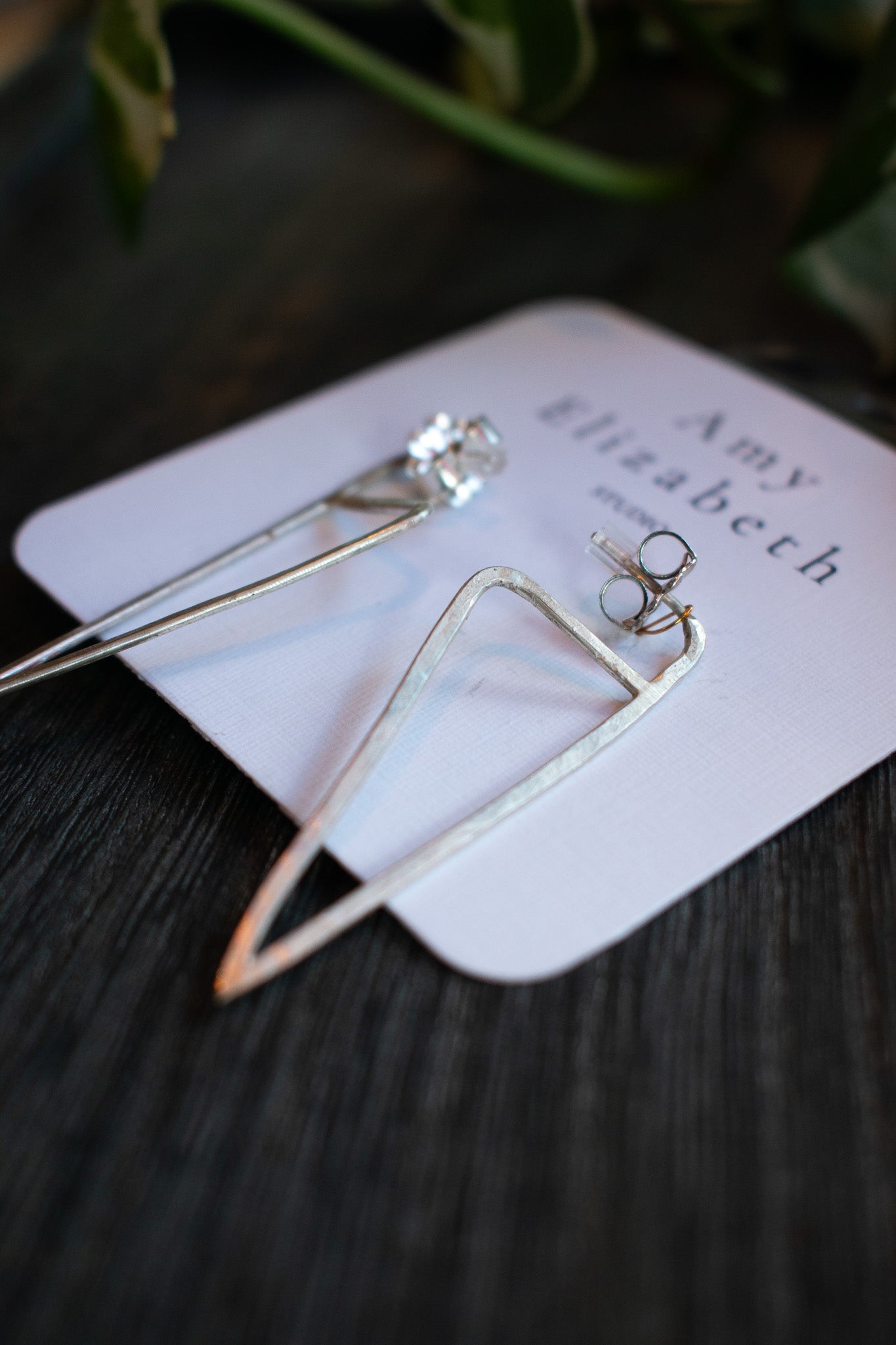 Sterling Fang Earrings