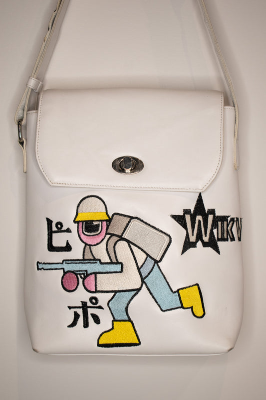 Wikivisuals Army Man Leather Bag