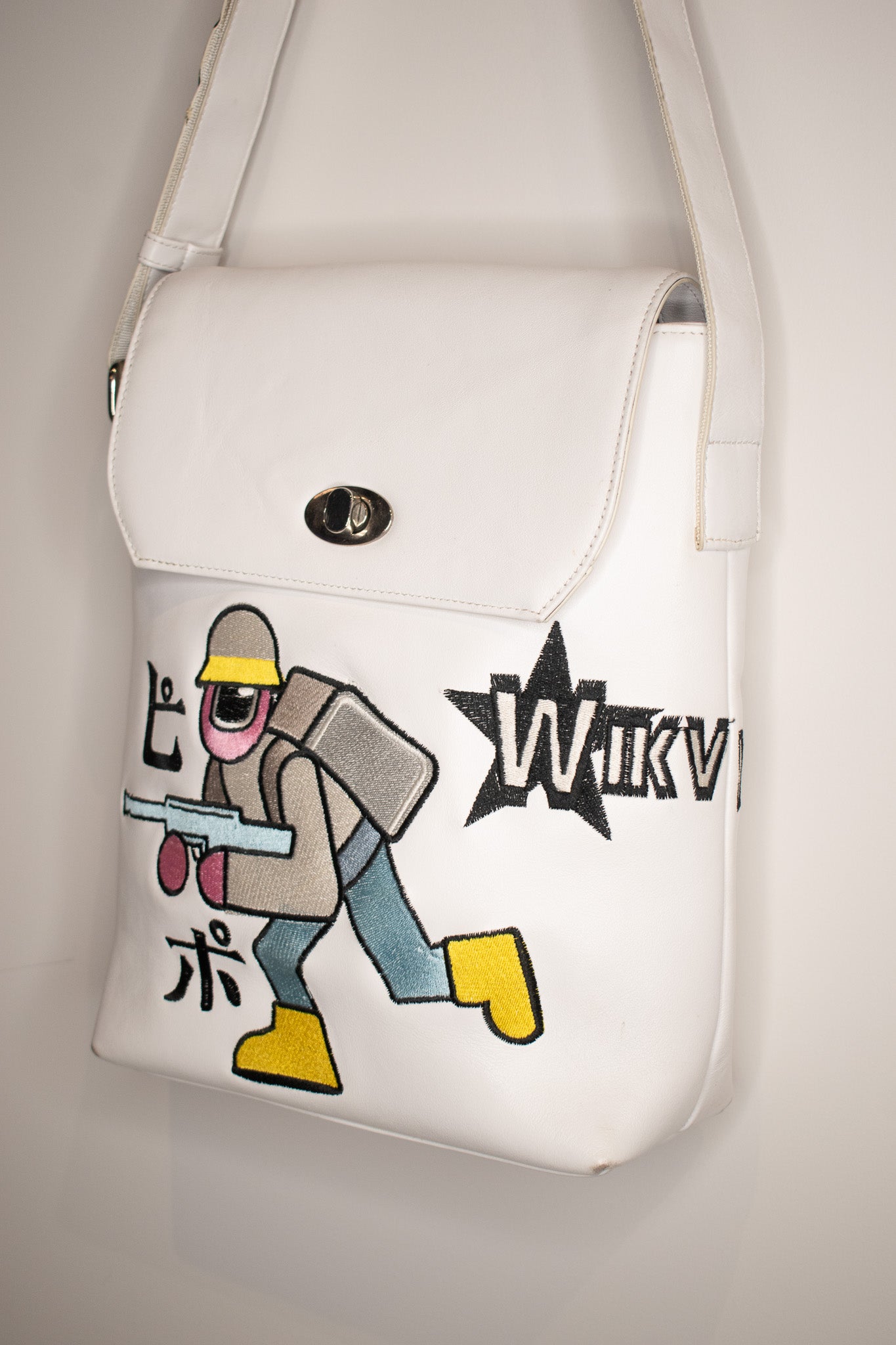 Wikivisuals Army Man Leather Bag