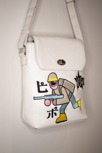 Wikivisuals Army Man Leather Bag