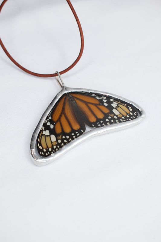 Monarch Freeform (top wings) Pendant