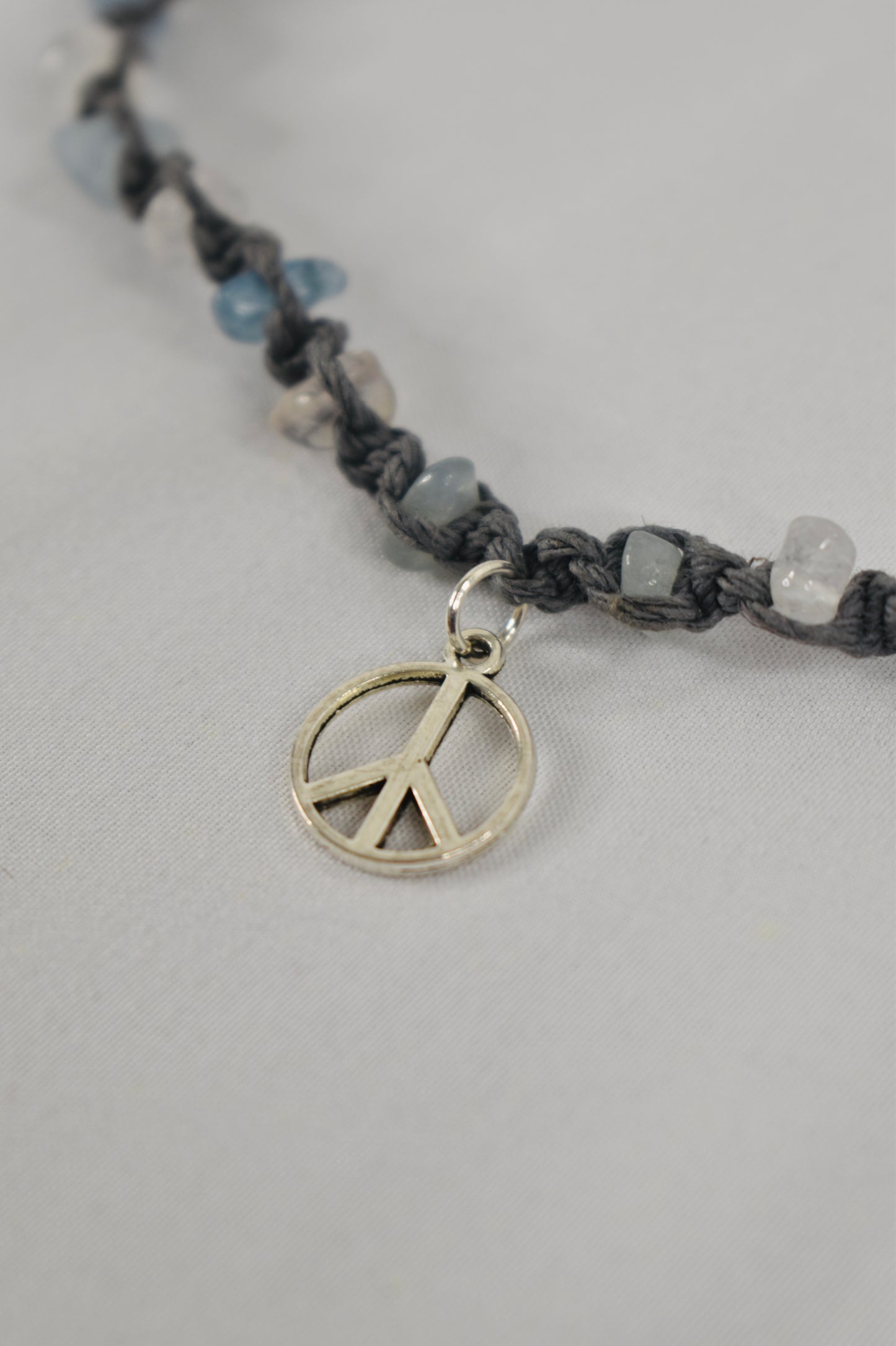 Blue Peace Choker Necklace